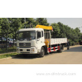 Dongfeng 4x2 RHD vehicle mounted crane